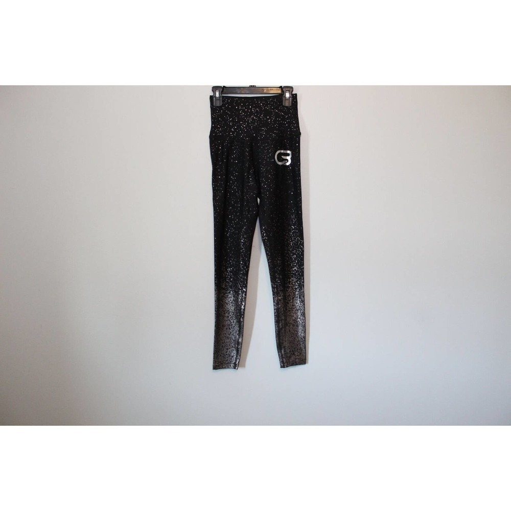 ✨2/$20 Beyond Yoga Alloy Ombre Speckled Midi Leggings Small Logo JLo Sparkle - Picture 2 of 16